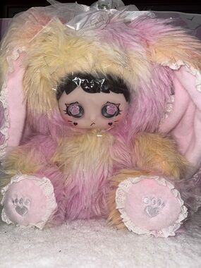 Yunni 600% Together Pastel Bride Bunny Yellow&Pink Plush